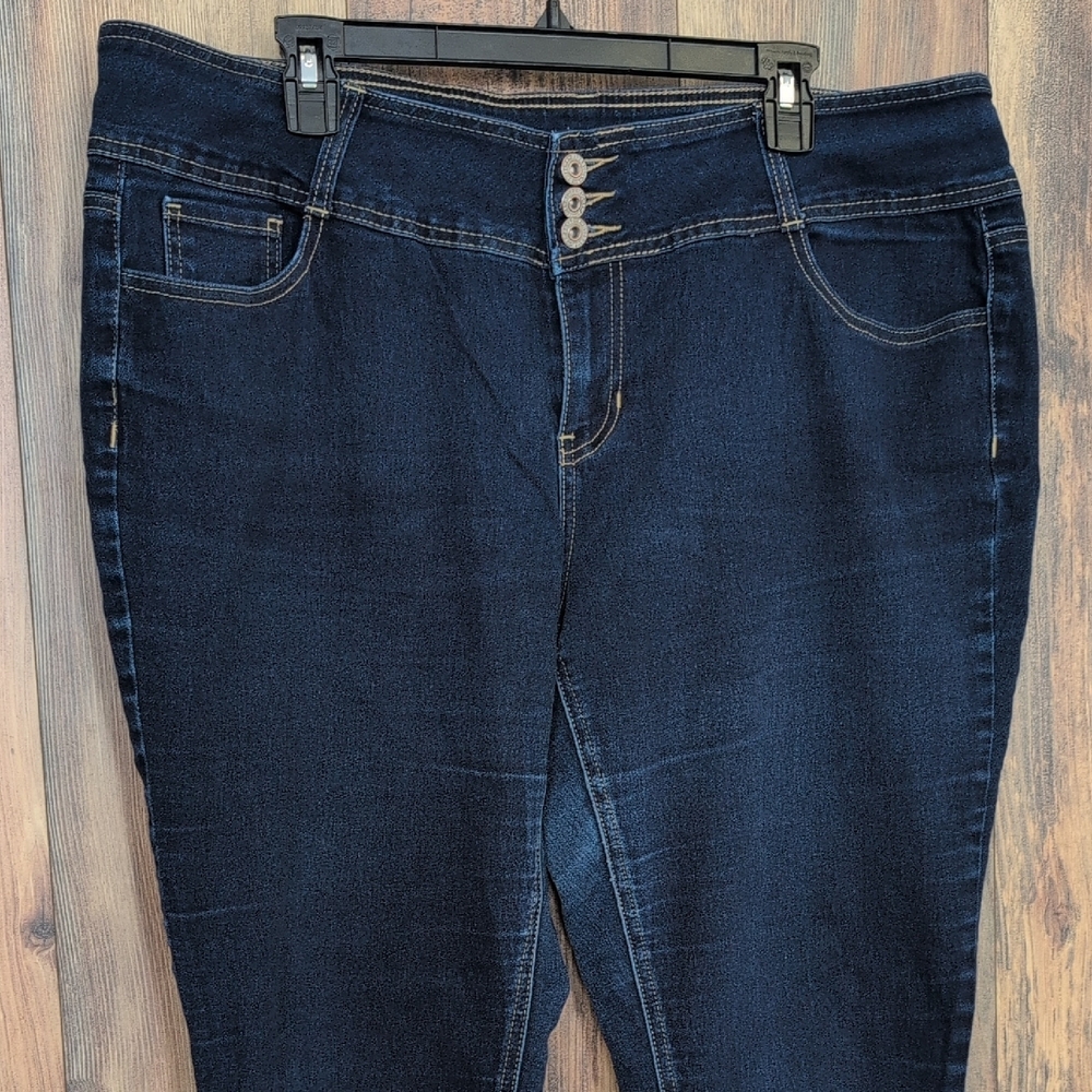 Hyudraulic Mid Risd Curvy Ankle Skinny Jeans 20W                         C208